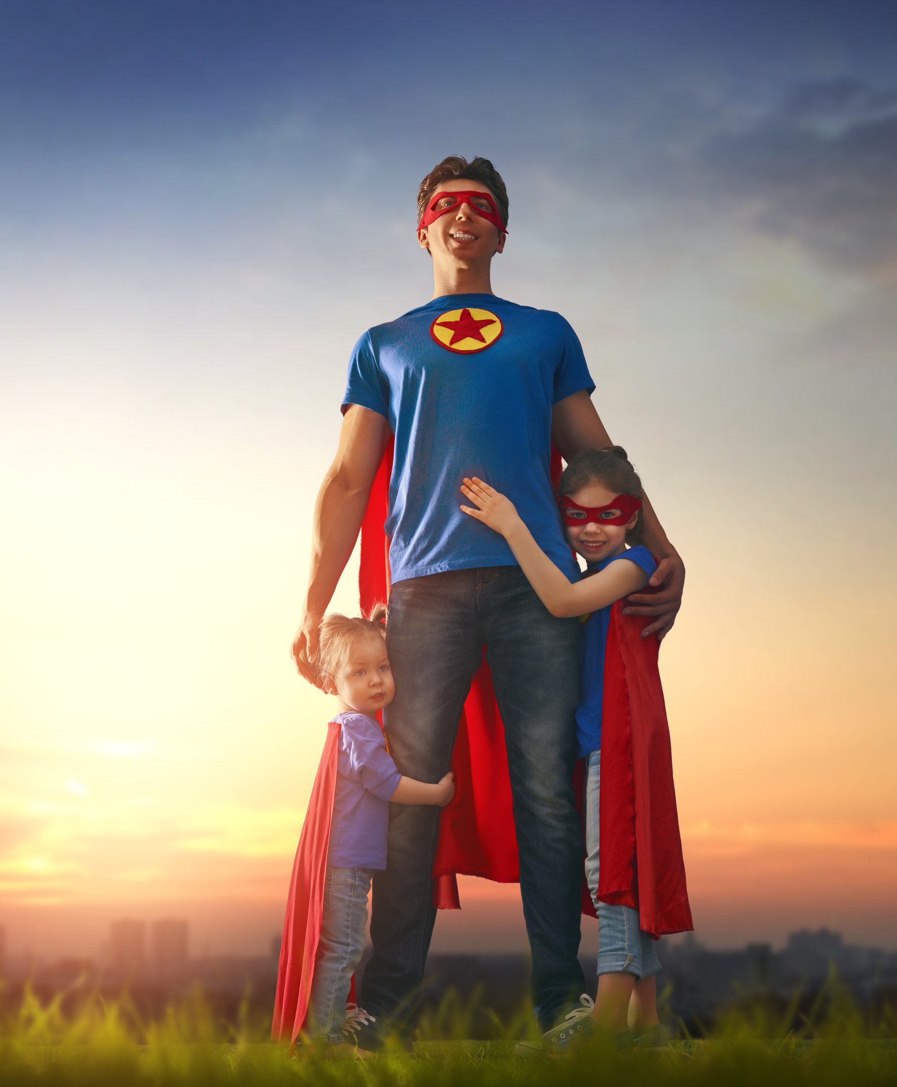 Dad and His Daughters